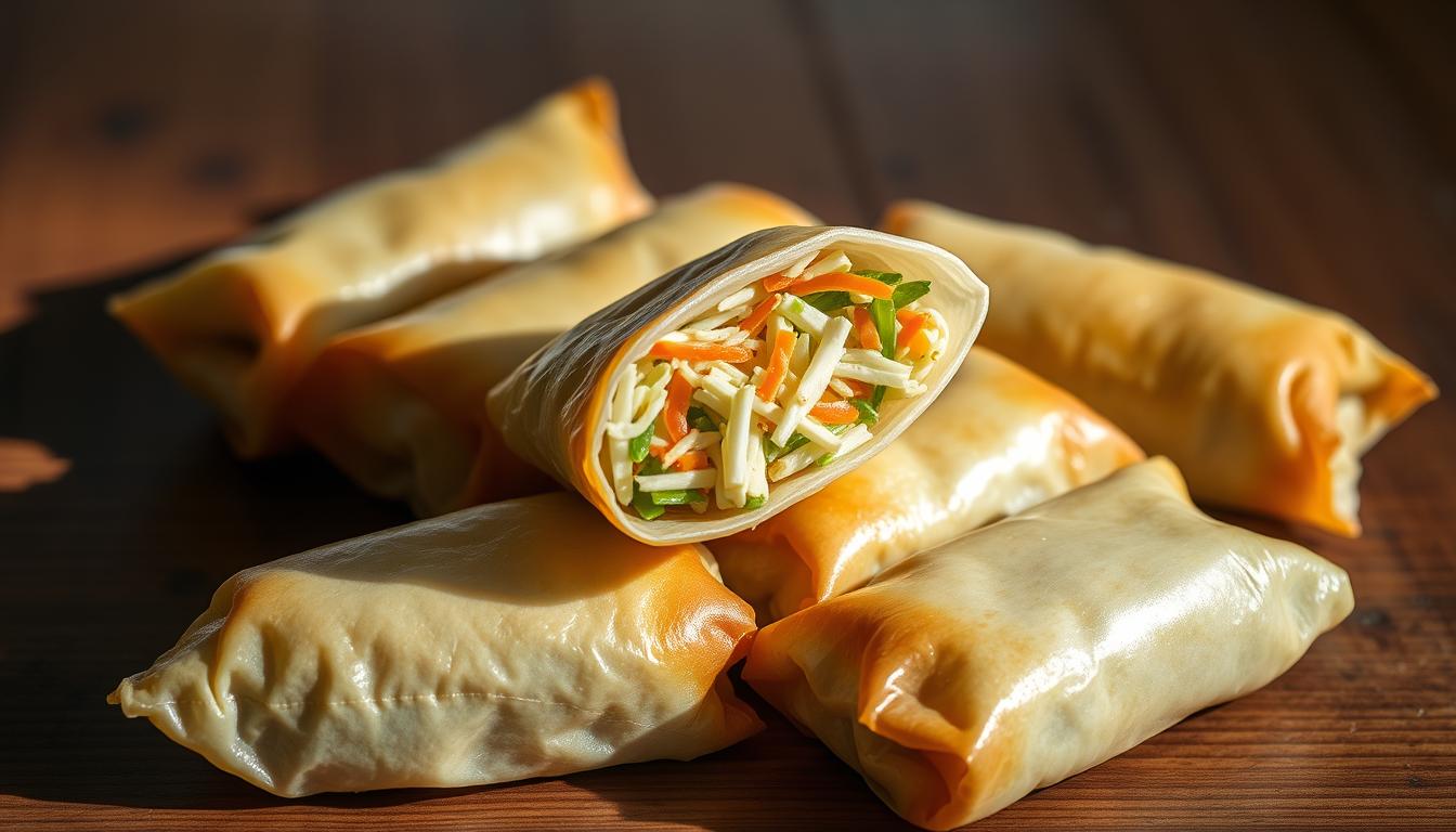 Tasty Egg Rolls Made with Coleslaw Mix